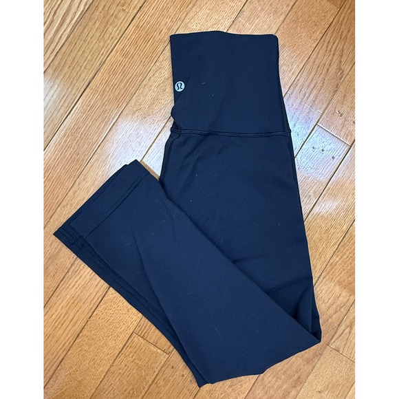 lululemon athletica Pants - Lululemon Align High Rise Crop Black Size 4